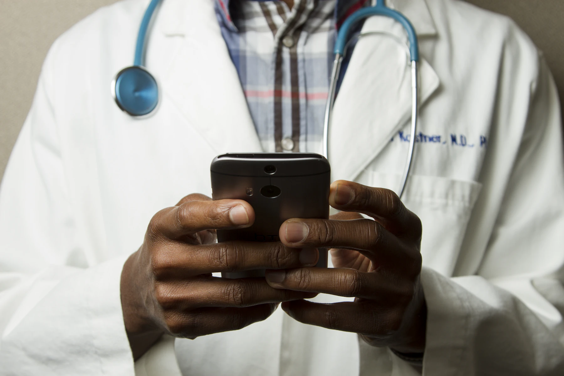 Healthcare professionals in consultation
